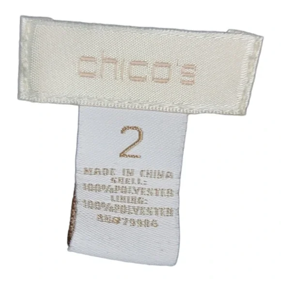 Chico's Zip-Up Ruched Vest Jacket Sleeveless Silver Gray Size Large - Picture 5 of 6